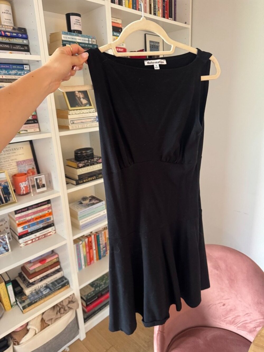 Reformation Mayve Dress Black Size S - Picture 4 of 4